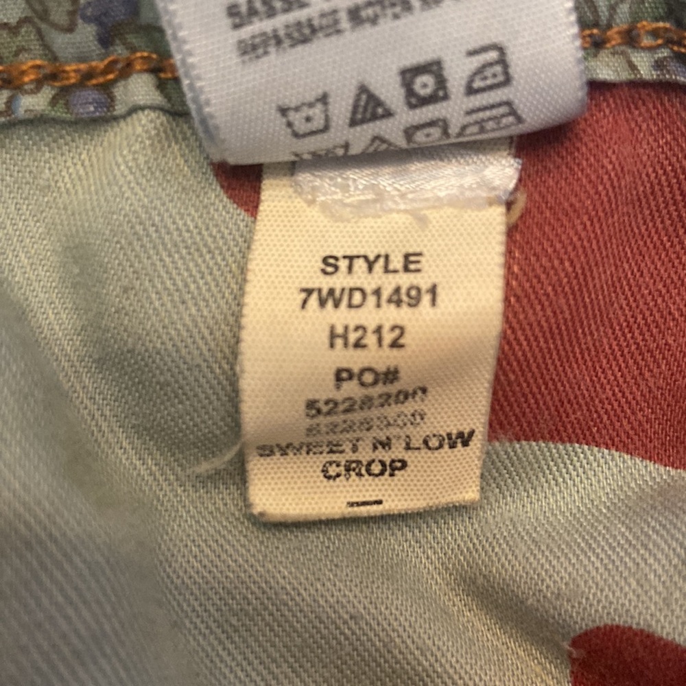 Lucky Brand Sweet’ N Low Crop Jeans, size 24  (00) - Picture 6 of 6